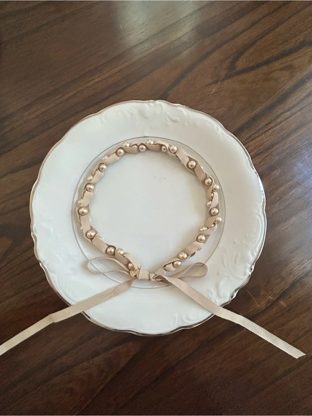 Stella & Dot | Jewelry | Stella Dot Olivia Ribbon Pearl Necklace | Poshmark